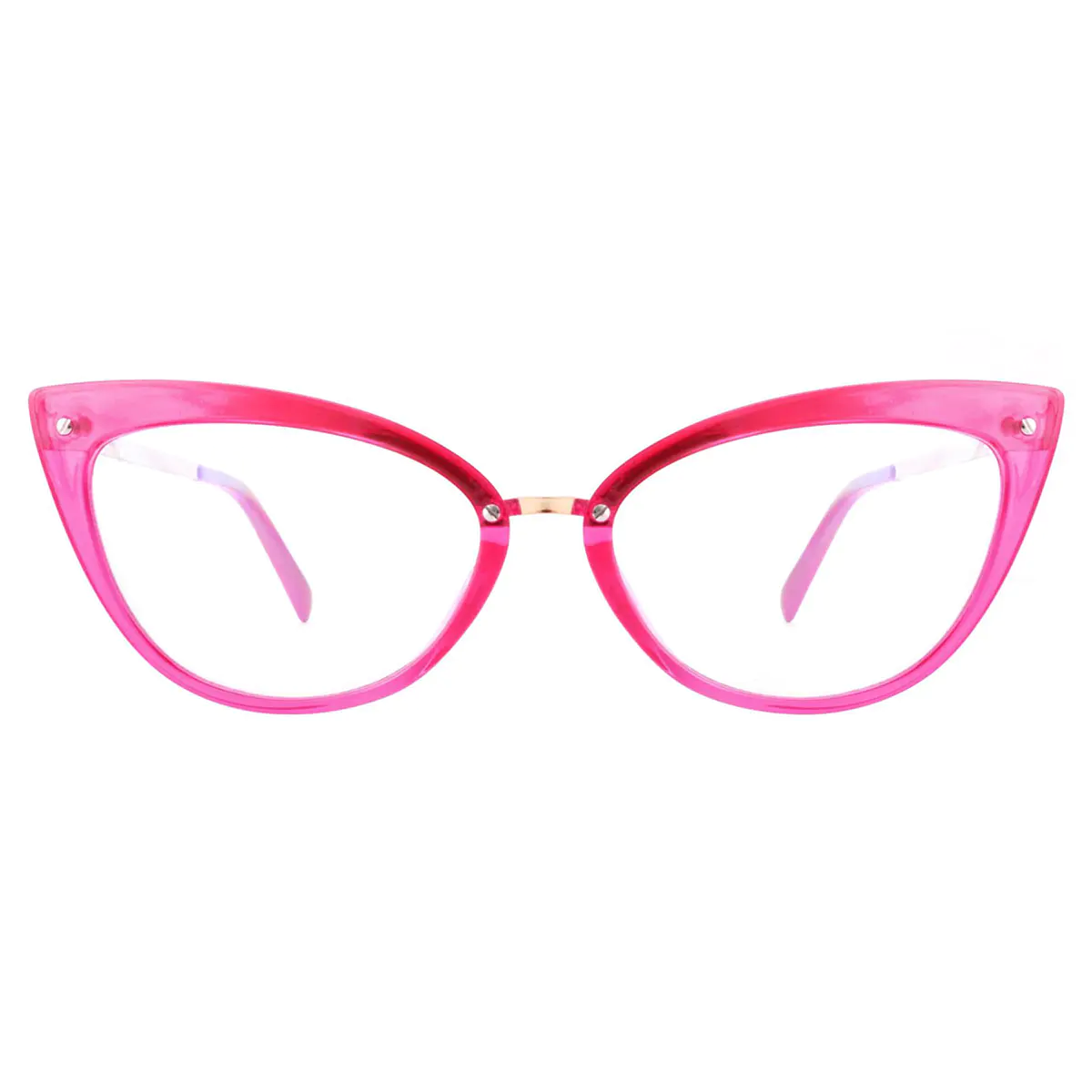Cat-eye Red/Pink Eyeglasses