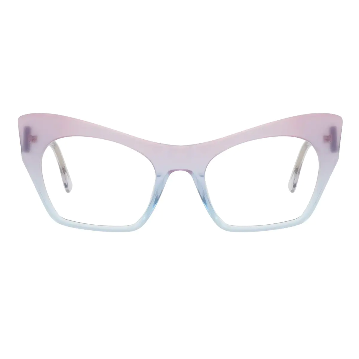Cat-eye Pink/Blue Eyeglasses
