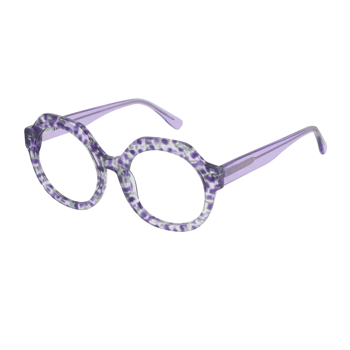 Round Tortoiseshell Eyeglasses