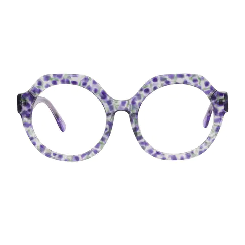Round Tortoiseshell Eyeglasses