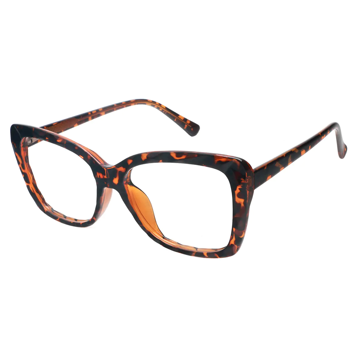 Square Tortoiseshell Eyeglasses