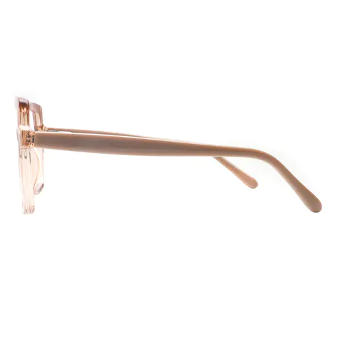 Square Brown/Light Brown Eyeglasses