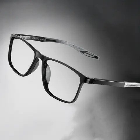Rectangle Black Eyeglasses