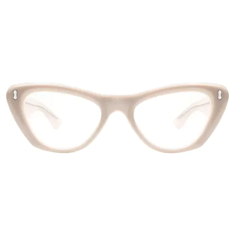 Cat-eye Transparent Pink Eyeglasses