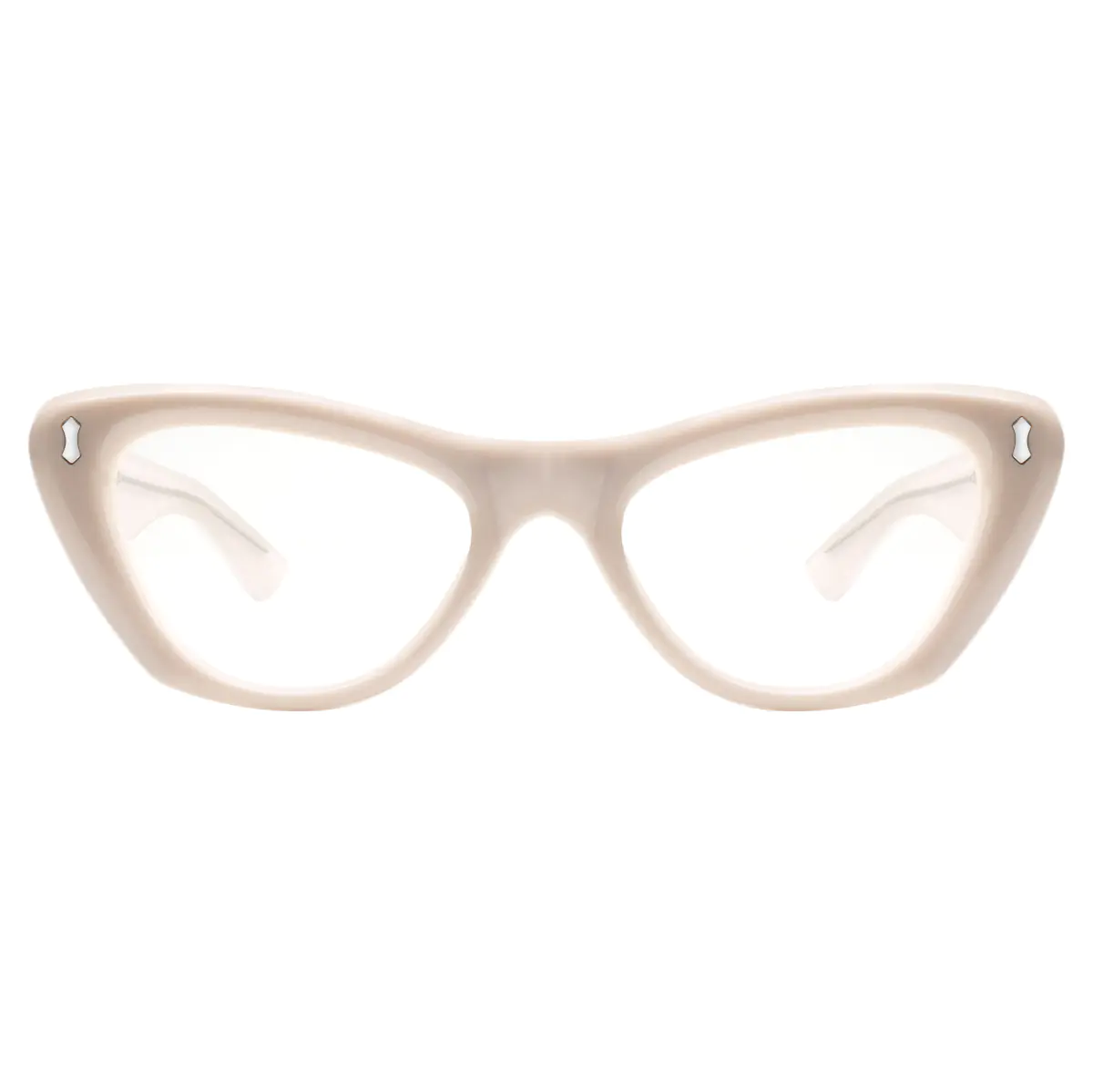 Cat-eye Transparent Pink Eyeglasses