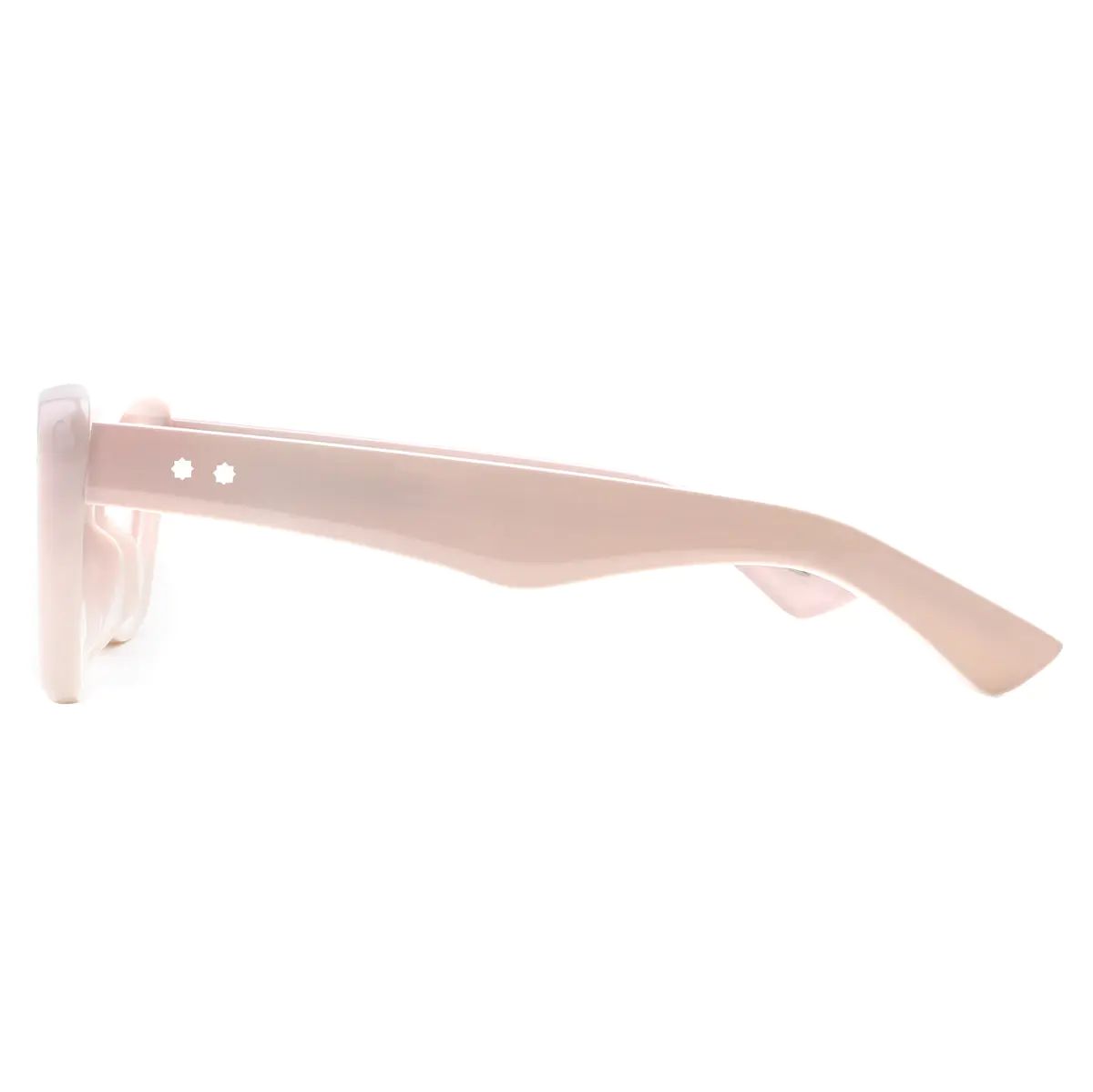 Cat-eye Transparent Pink Eyeglasses