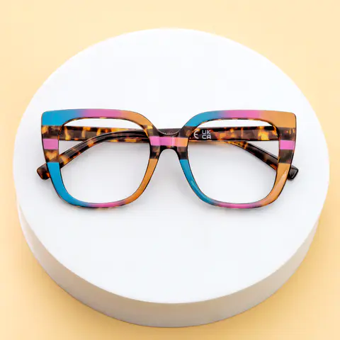 Square Multicolor Eyeglasses