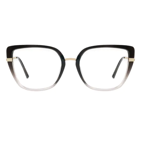 Square Black/Clear Eyeglasses
