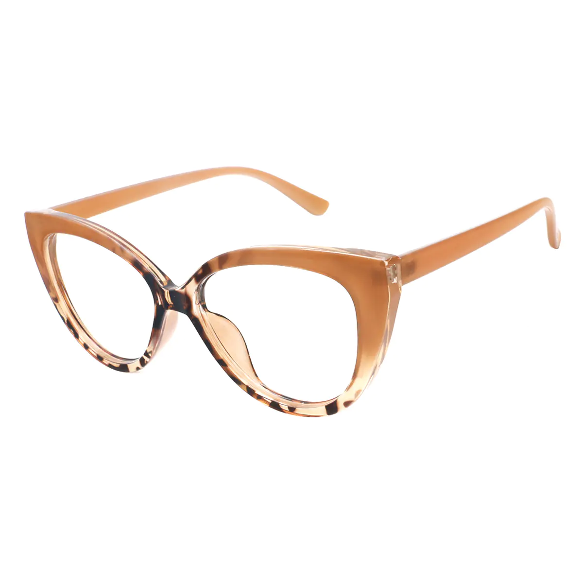 Cat-eye Brown/Tortoiseshell Eyeglasses