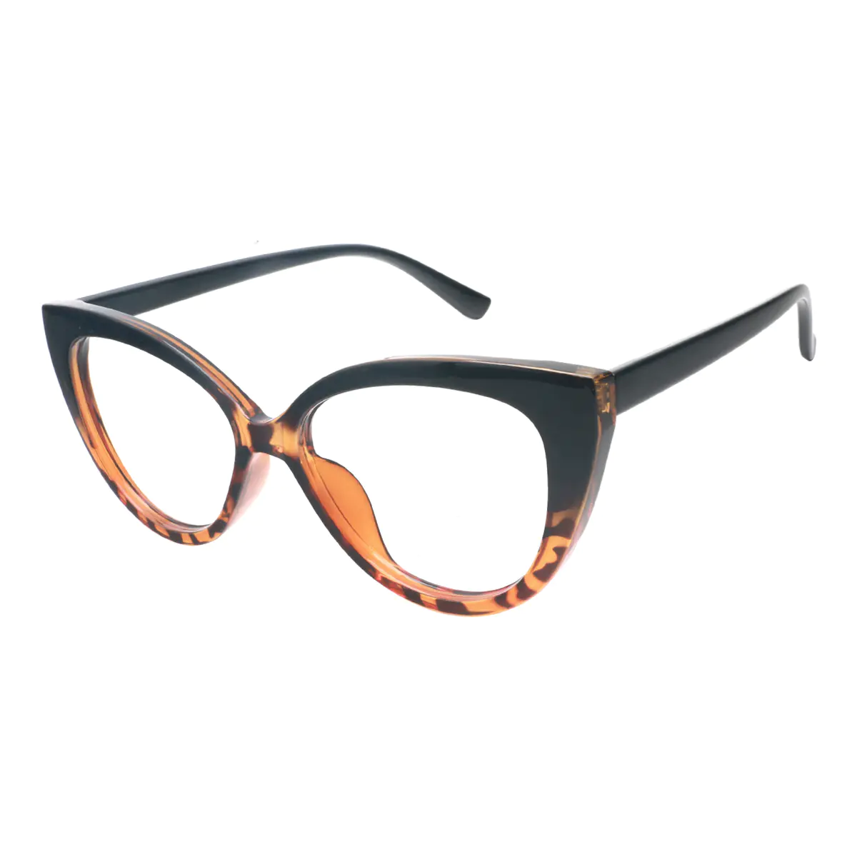 Cat-eye Black/Tortoiseshell Eyeglasses