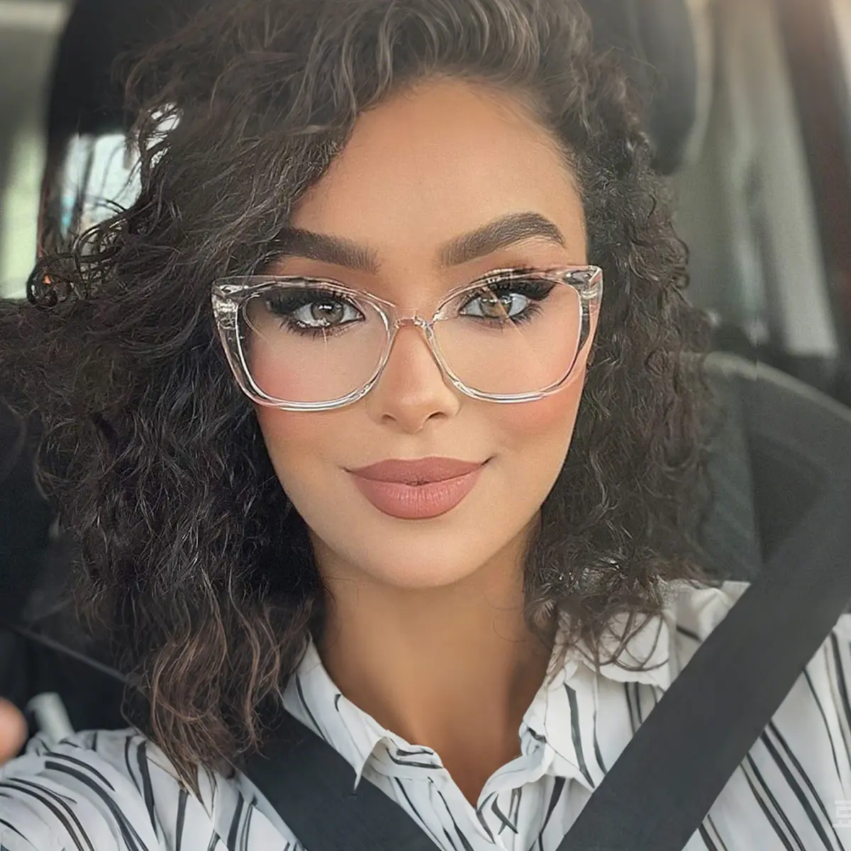 Cat-eye Tortoiseshell/Blue Eyeglasses