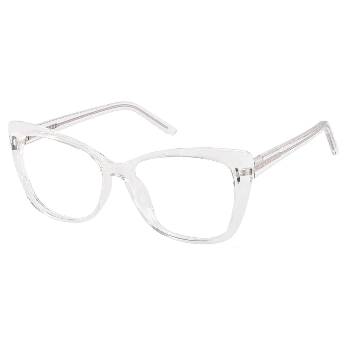 Cat-eye Clear Eyeglasses