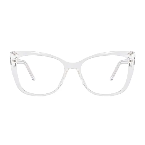 Cat-eye Clear Eyeglasses
