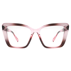 Cat-eye Gradient Pink Eyeglasses