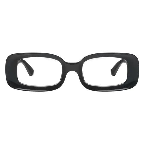 Rectangle Black Eyeglasses