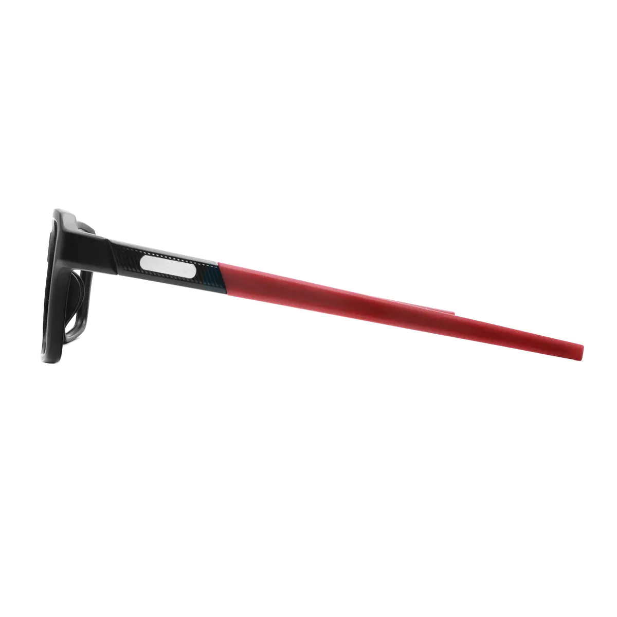 Rectangle Black/Red Eyeglasses