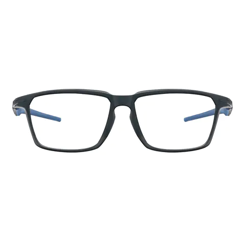 Rectangle Blue Eyeglasses
