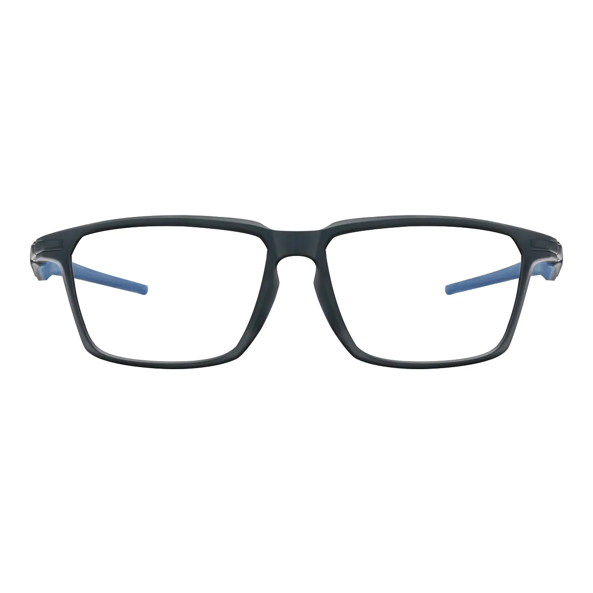 Rectangle Blue Eyeglasses