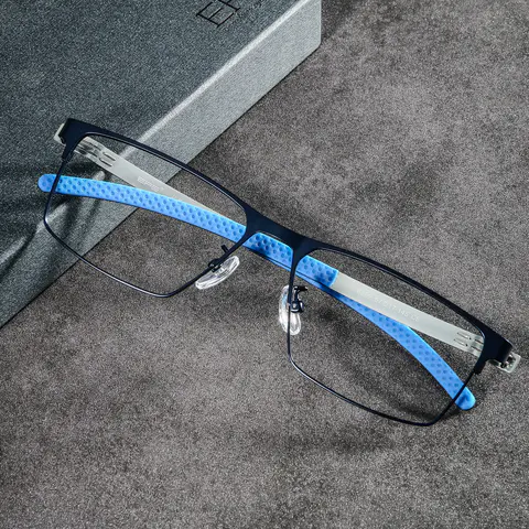 Browline Blue Eyeglasses