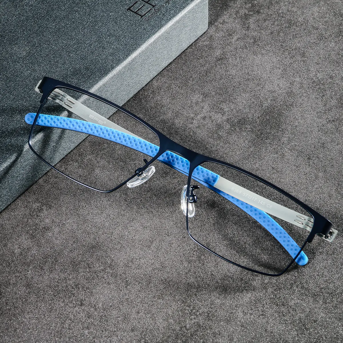Browline Blue Eyeglasses