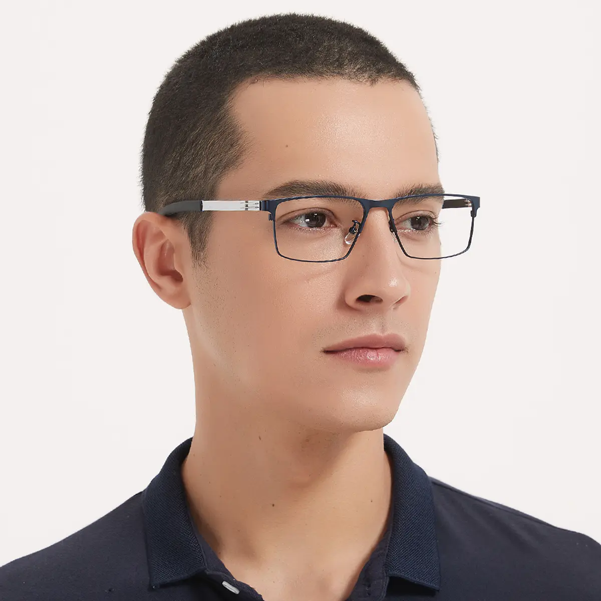 Browline Blue Eyeglasses