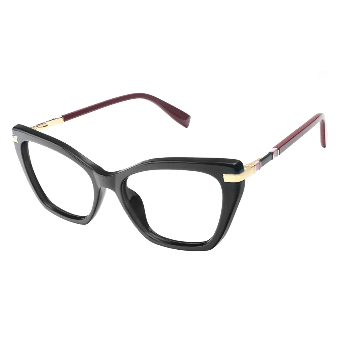 Cat-eye Black Eyeglasses