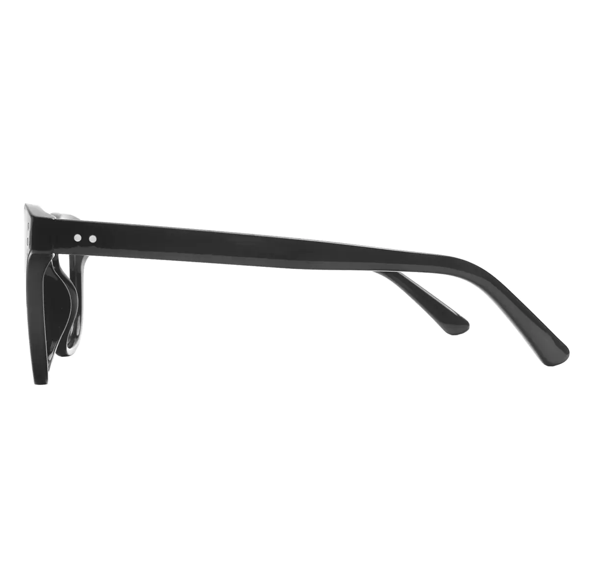 Oval Black Eyeglasses