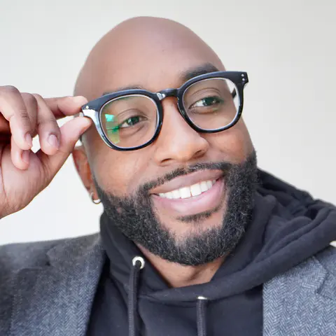 Oval Black/Clear Eyeglasses