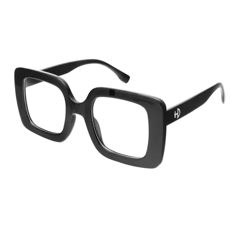 Square Black Eyeglasses