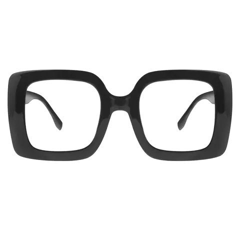 Square Black Eyeglasses