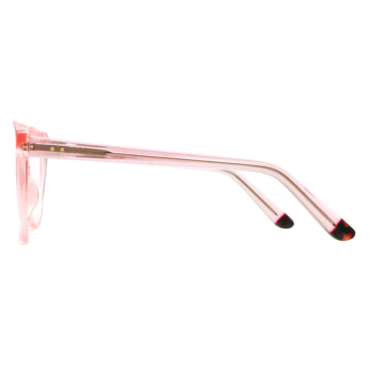 Cat-eye Transparent Pink Eyeglasses