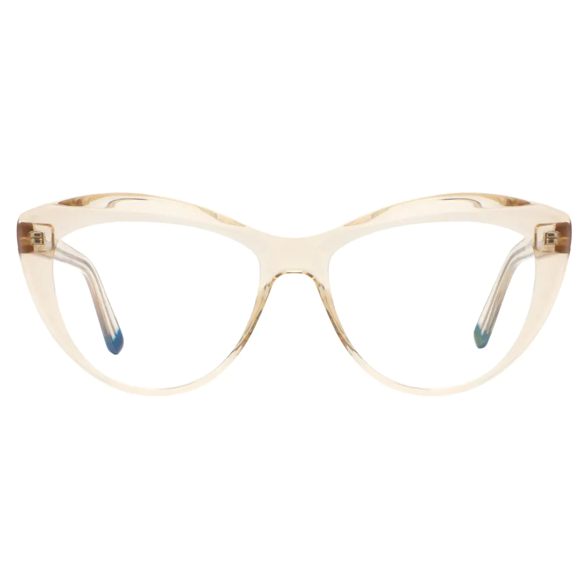 Cat-eye Light Brown Eyeglasses