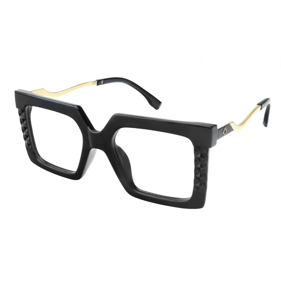Square Black Eyeglasses