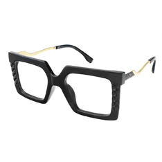 Square Black Eyeglasses