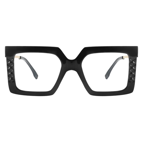 Square Black Eyeglasses