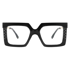 Square Black Eyeglasses