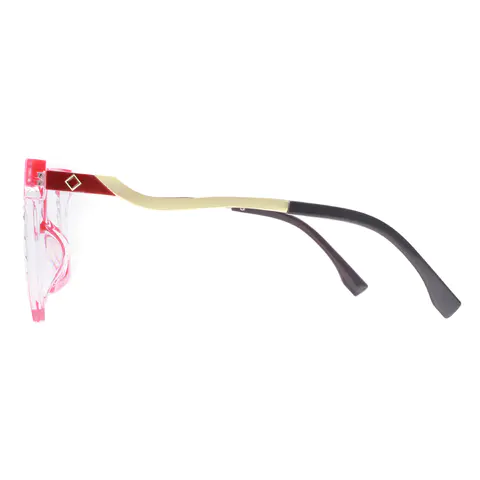 Square Red Eyeglasses