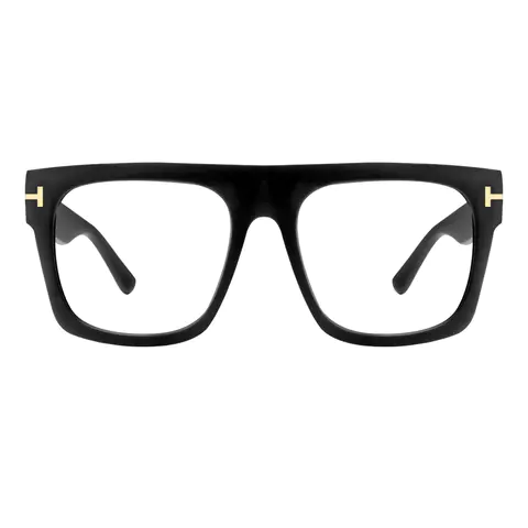 Square Black Eyeglasses