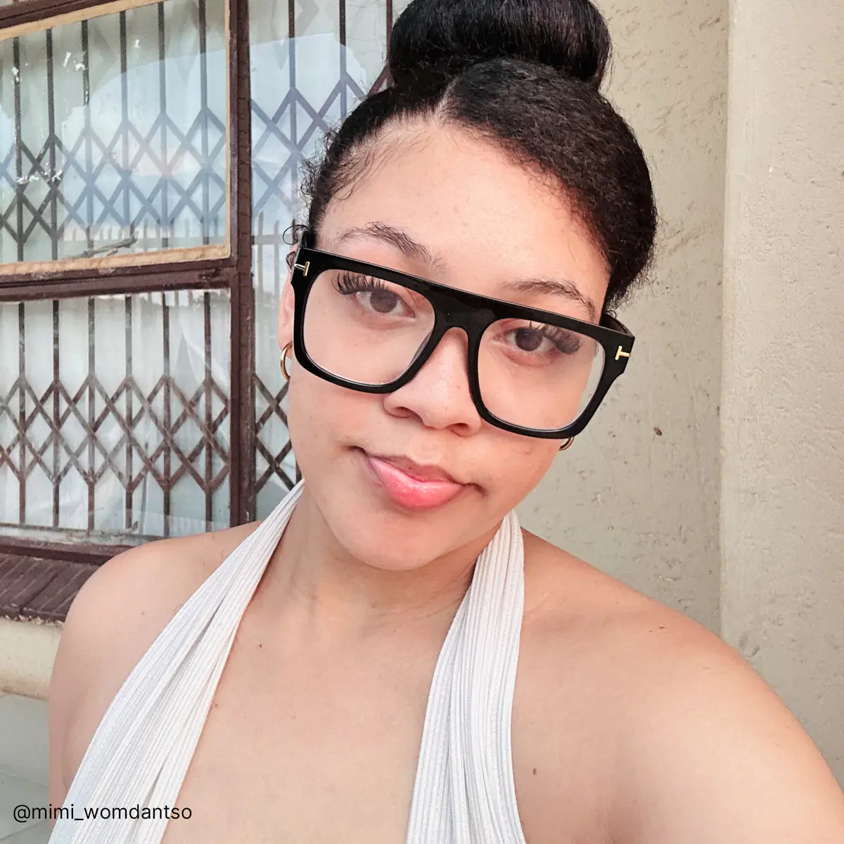 Square Black Eyeglasses