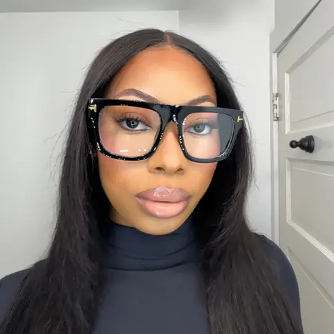 Square Black Eyeglasses