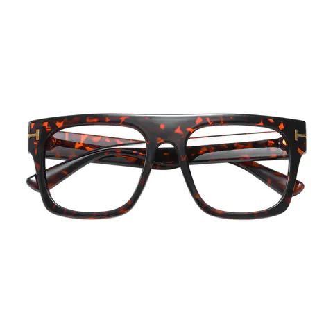 Square Tortoiseshell Eyeglasses