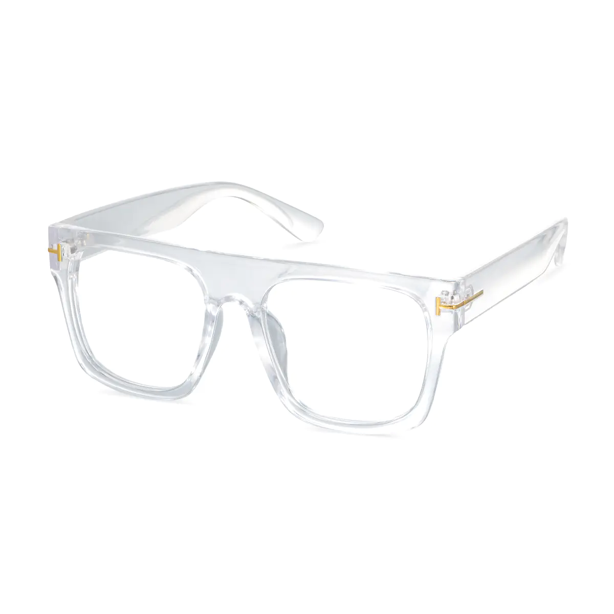 Square Clear Eyeglasses