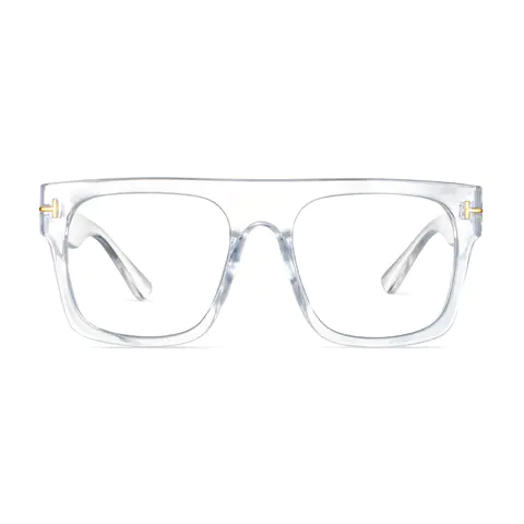 Square Clear Eyeglasses