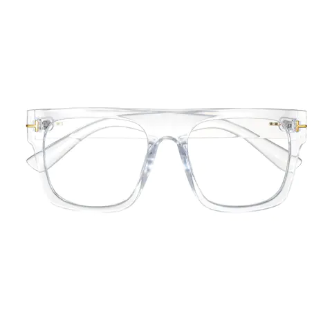 Square Clear Eyeglasses