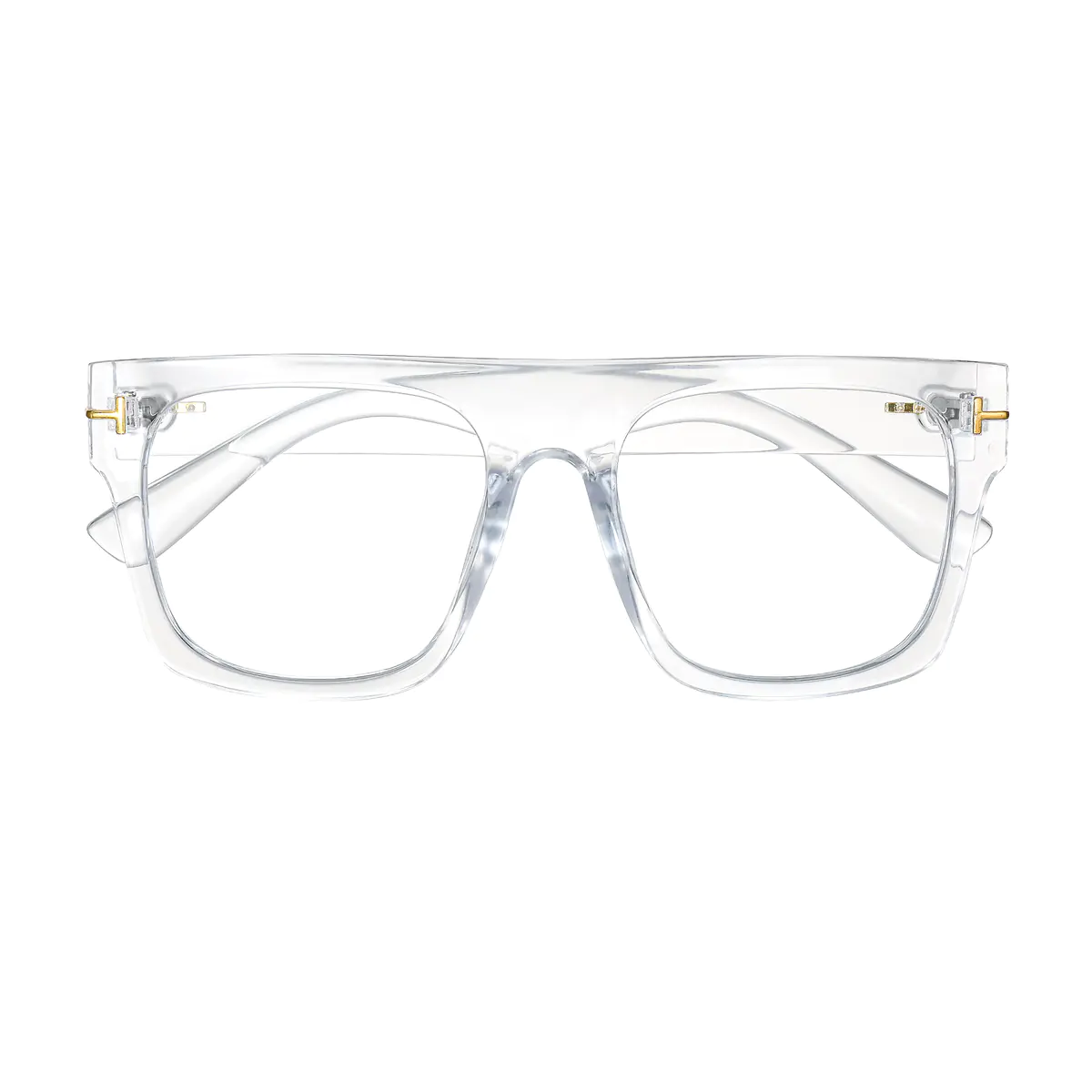 Square Clear Eyeglasses