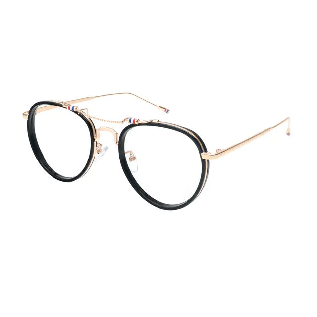 Aviator Black Eyeglasses