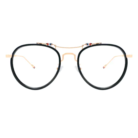 Aviator Black Eyeglasses