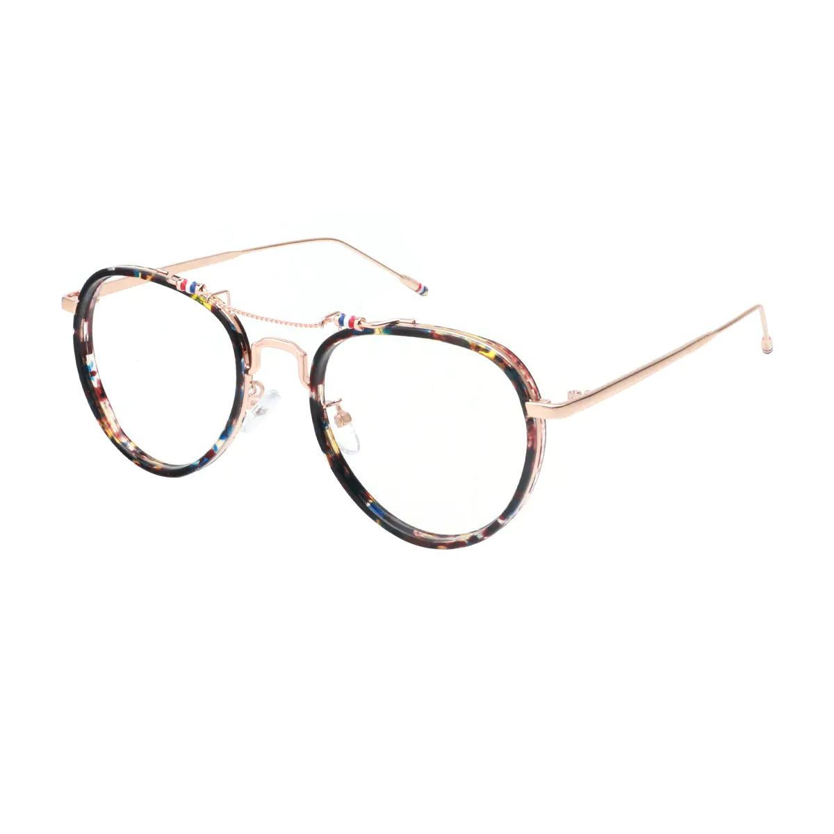 Aviator Tortoiseshell Eyeglasses