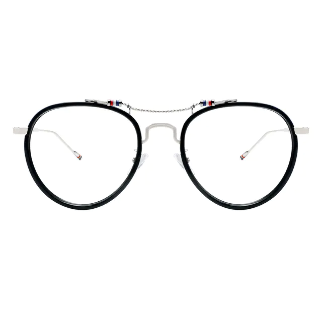 Aviator Black Eyeglasses