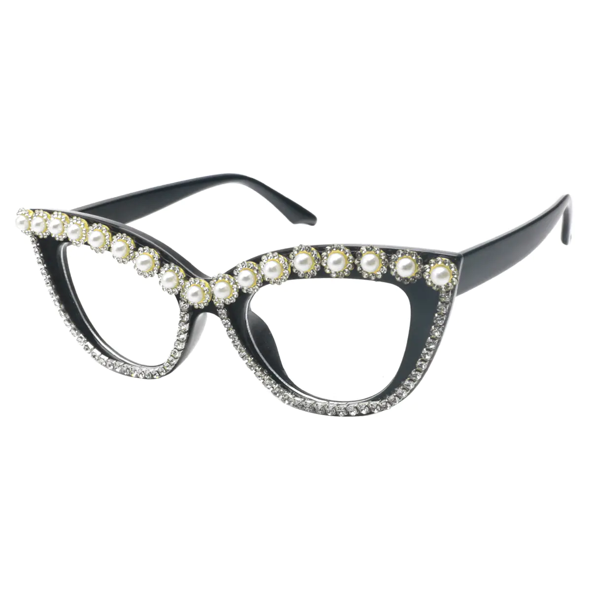 Cat-eye Black Eyeglasses